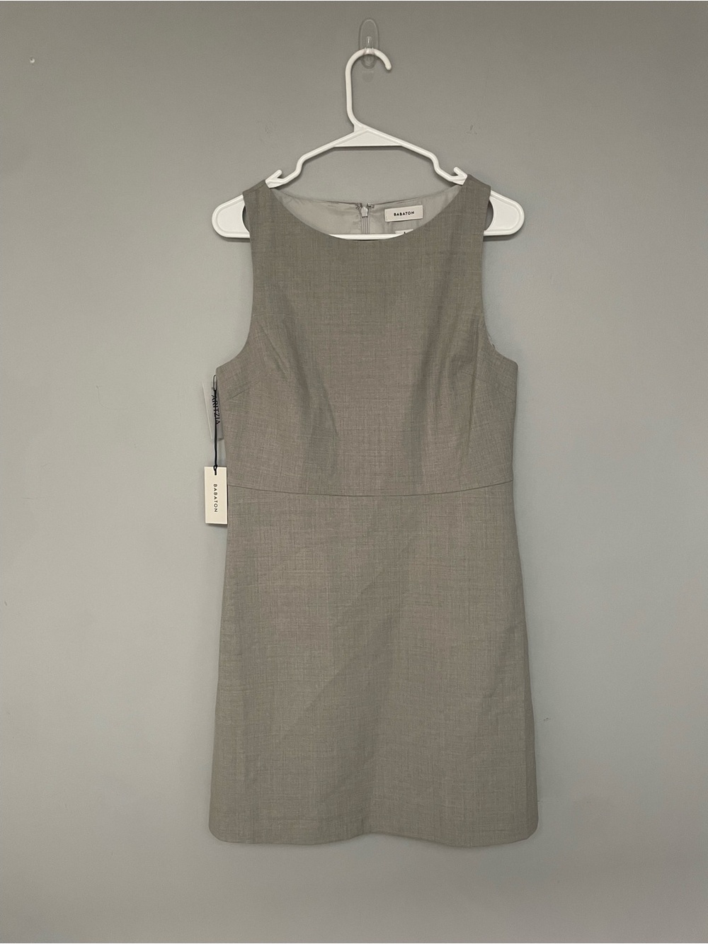Babaton Sleeveless Spectre Dress in Gray